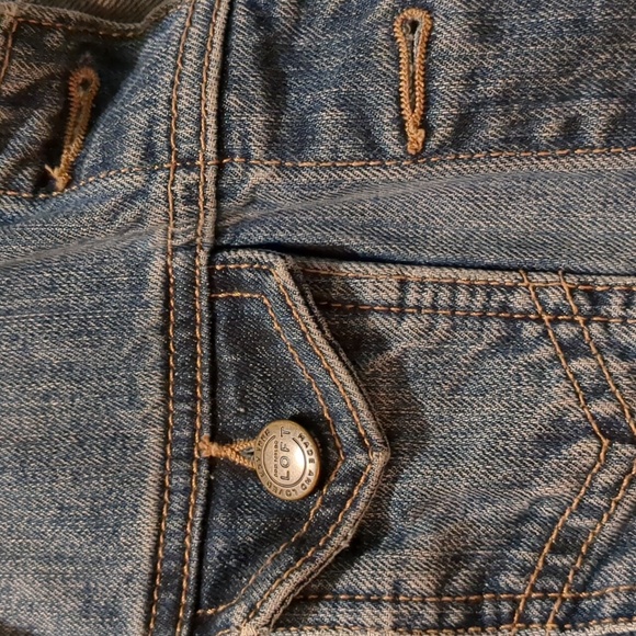 Perfect LOFT jean jacket in XXS - Picture 3 of 7